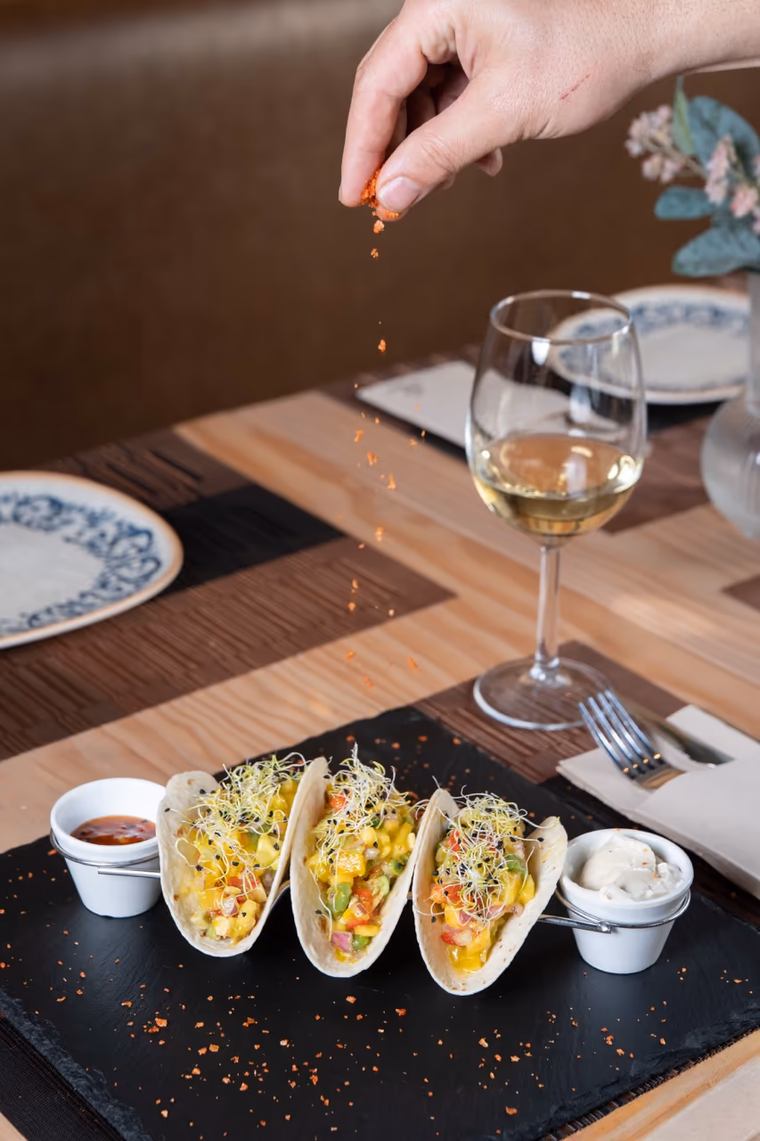 Gemüse-Tacos nach Paprika-Art
